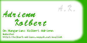 adrienn kolbert business card